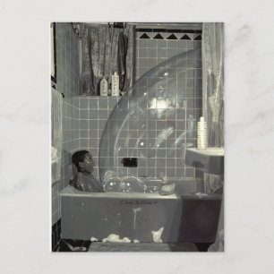 Jongen en de Bubble 1990 Briefkaart