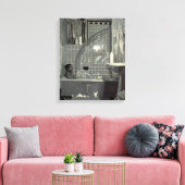 Jongen en de Bubble 1990 Canvas Afdruk (Insitu (Woonkamer))