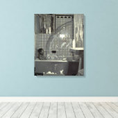 Jongen en de Bubble 1990 Canvas Afdruk (Insitu (Houten vloer))