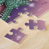 Jongen en Dragon Puzzle Legpuzzel (Zijkant)