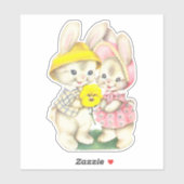 Jongen en meisjes Sticker Bunnies (Vel)