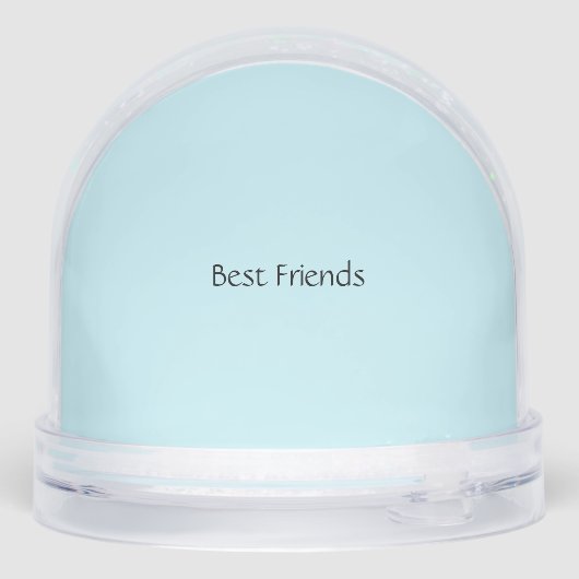 Jongen en teckel puppy sneeuwbol (Achterkant)