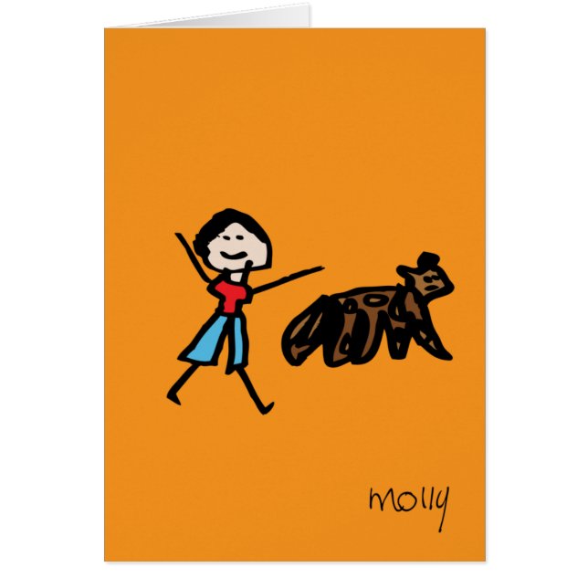 Jongen en zijn hond (Voorkant)