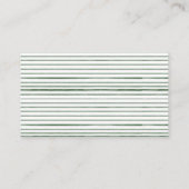 Jongen Eucalyptus Boho minimalistisch luierriffel Informatiekaartje (Achterkant)