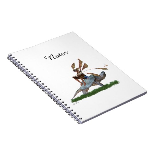 Jongen Fairy die op het Notitieboek van de wervelf (Rechterzijde)