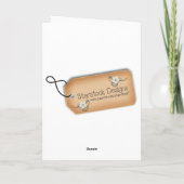 Jongen Gold St. Patricks Day Kaart (Achterkant)