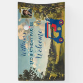 Jongen Golf Thema 3e Verjaardag Party Banner (Verticaal)