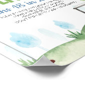 Jongen Golf Verjaardag Tijd Capsule Teken Poster (Hoek)