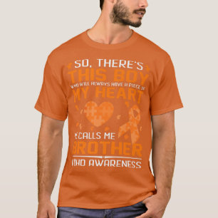 Jongen hebben een stuk van mijn hart dat ik Bro AD T-shirt