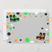 Jongen Ice Skating Invitation Ice Skating Party Kaart (Achterkant)