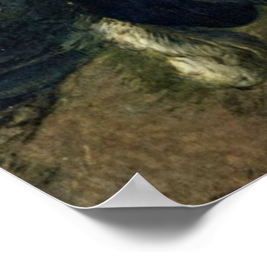 Jongen in Blauw door Thomas Gainsborough Poster (Hoek)