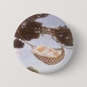Jongen in Hassoc-boom door Jessie Willcox Smith Ronde Button 5,7 Cm