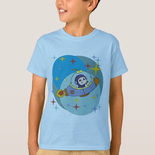 Jongen in Space Ship Tshirts en Gifts (Voorkant)