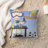 Jongen in Wetenschap Lab Kussen (Deken)