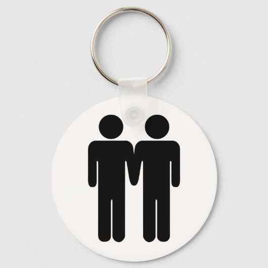 Jongen + Jongen Sleutelhanger (Voorkant)