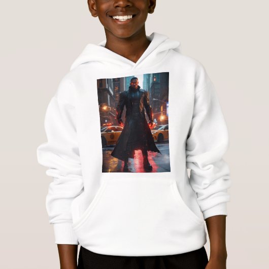Jongen Kinder Pullover Print Superhero Hoodies (Voorkant)
