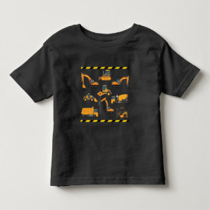 Jongen Kindergarten voor de bouw Excavator Kinder Shirts