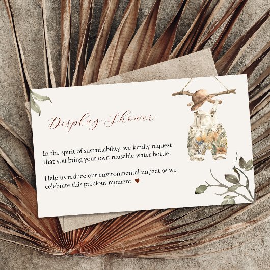 Jongen Kleding Display Douche Behuizing Kaart