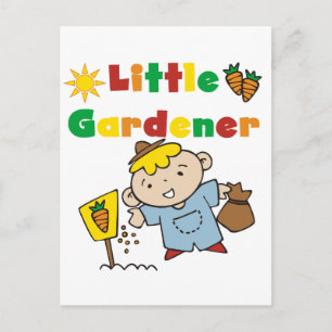 Jongen Little Gardener Tshirts en Gifts Briefkaart