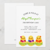 jongen meisje ELKE LEEFTIJD rubber ducky VERJAARDA Kaart (Voorkant / Achterkant)