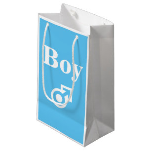 Jongen meisje geslacht onthullen baby shower party klein cadeauzakje