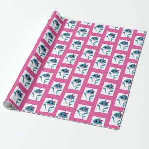 Jongen meisje Shark inpakpapier