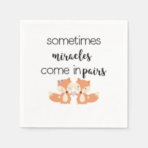 Jongen Meisje Tweeling Servet