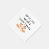 Jongen Meisje Tweeling Servet (Hoek)