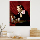 Jongen met een eekhoorn poster (Keuken)