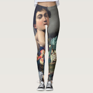 Jongen met een Mand van Fruit (Caravaggio) Leggings