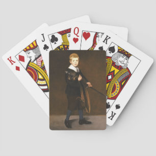 Jongen met een zwaard (Edouard Manet) Pokerkaarten