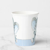 Jongen met elfant Baby shower Papieren Bekers (Rechts)