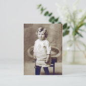  jongen met Hammer Briefkaart (Staand voorkant)