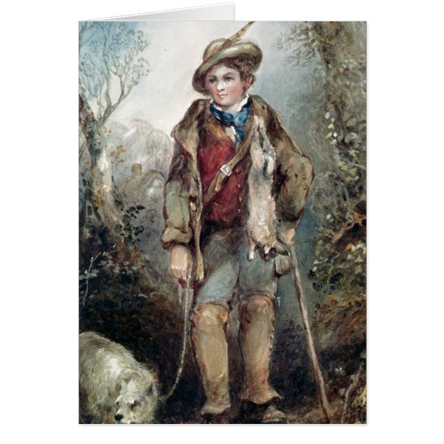 Jongen met konijnen (Voorkant)