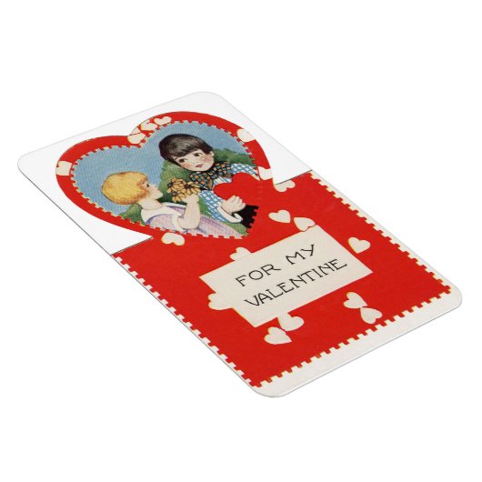  jongen met meisje Valentijn Flexibele magneet (Rechterzijde)