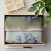 jongen met Paarse Valentijn primroses Tissuepapier (Geschenk)