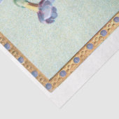 jongen met Paarse Valentijn primroses Tissuepapier (Detail)