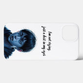 Jongen met tranen iPhone hoesje (Achterkant (horizontaal))