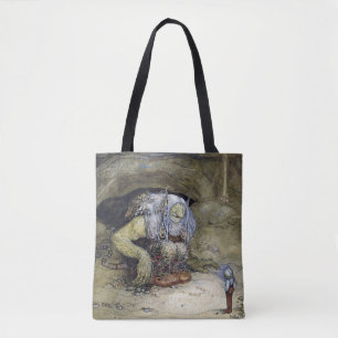“Jongen met trol” van John Bauer Draagtas