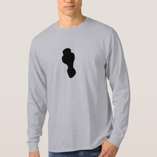 Jongen met voetbal (zwart) t-shirt (Voorkant)