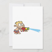 Jongen met Water Pistool Summer Fun Kaart (Voorkant)