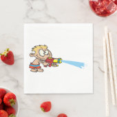 Jongen met Water Pistool Summer Fun Servet (Insitu)