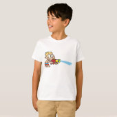 Jongen met Water Pistool Summer Fun T-shirt (Voorkant volledig)