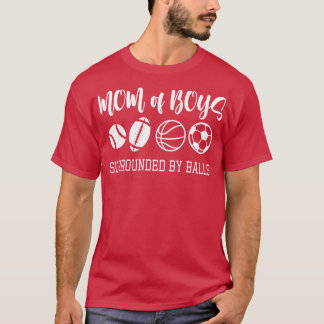 jongen moeder omsingeld t-shirt