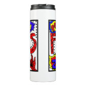 Jongen naam Finneus Thermosbeker (Achterkant)