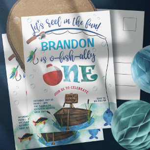 Jongen, O-fish-ally, Vis-thema Eerste Briefkaart