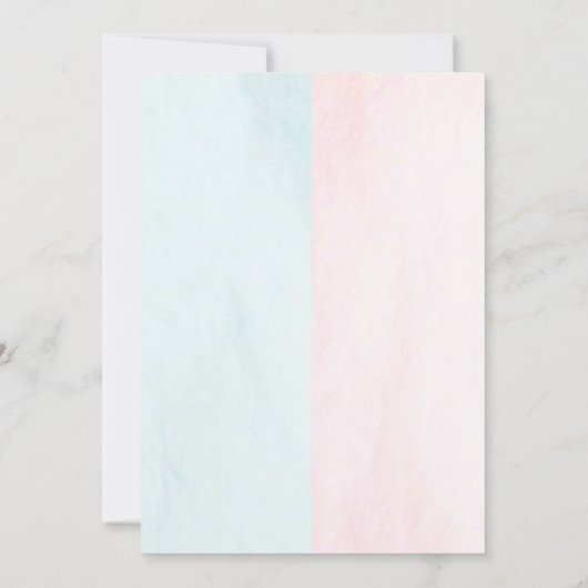 Jongen of Meisje Peter Het Konijn Geslacht Onthull Kaart (Achterkant)