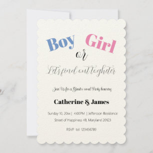 Jongen of meisje, wat zal het geslacht onthullen? kaart