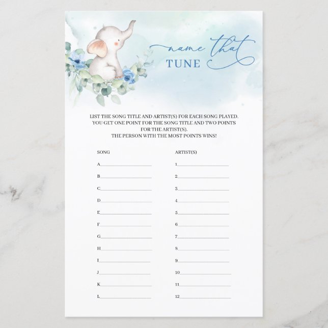 Jongen Olifant Eucalyptus Bloemen Naam Dat Tune Ga (Voorkant)