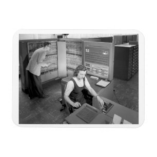 Jongen ontmoeten meisje, computerdrogen, stijl magneet